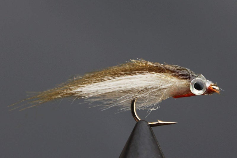 Tigofly 12 pcs Olive Polar Fry Slowly Sinking Salmon Trout Steelhead Minnow Fly Fishing Flies Lures Fly Set-Size #8 - Image 1